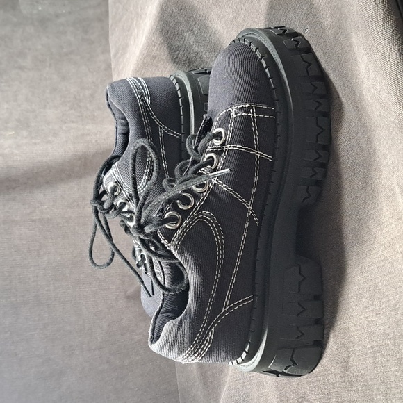 dELiA*s by Dolls Kill Witch Wannabe Oxford Shoes Lug Sole Platform VG US 5 - Picture 11 of 16